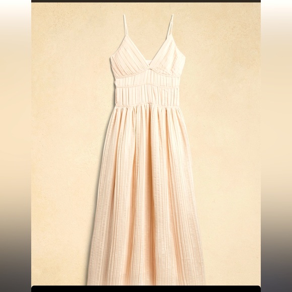 NWT BANANA REPUBLIC JACQUI PLEATED MAXI DRESS - Picture 10 of 10